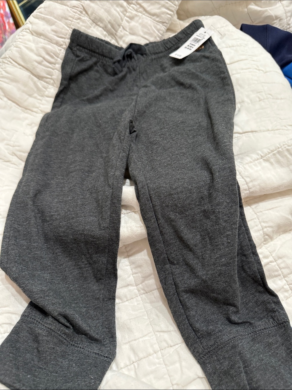 GAP Kids Charcoal Gray Pull-On Joggers